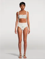 Nopal Perla Bikini Bottom Floral Print