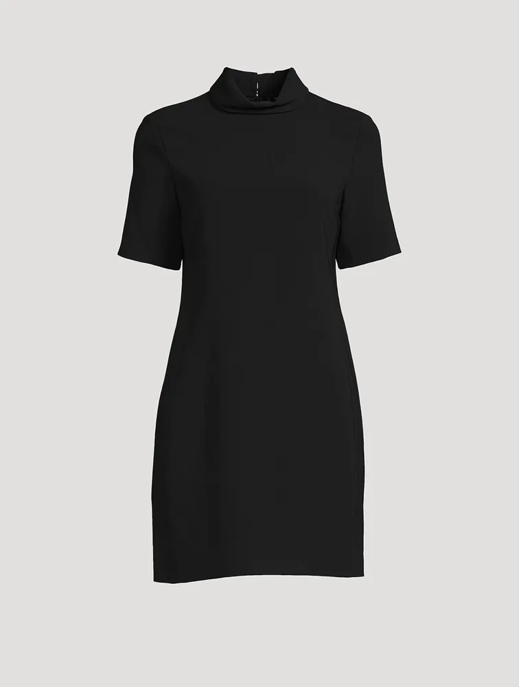 Roll-Neck Mini Dress
