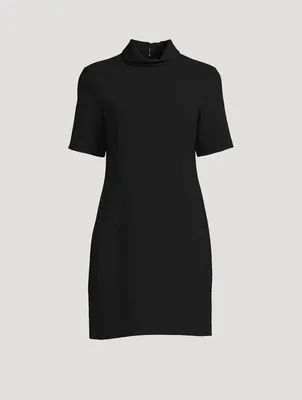 Roll-Neck Mini Dress