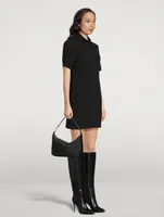 Roll-Neck Mini Dress