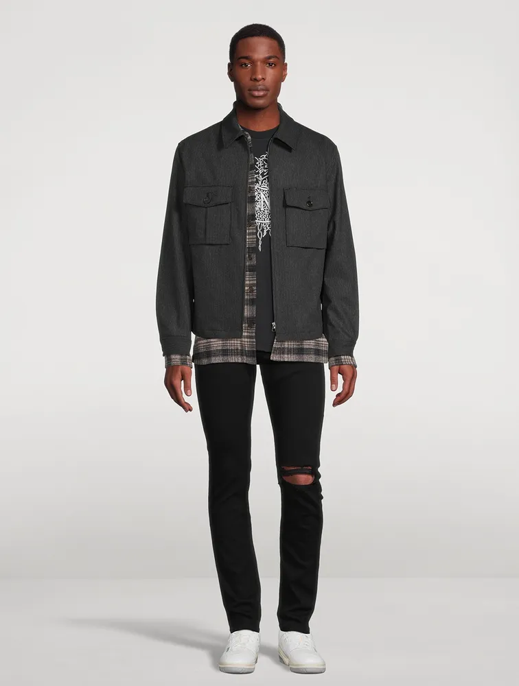 Croft Ripped Skinny Jeans
