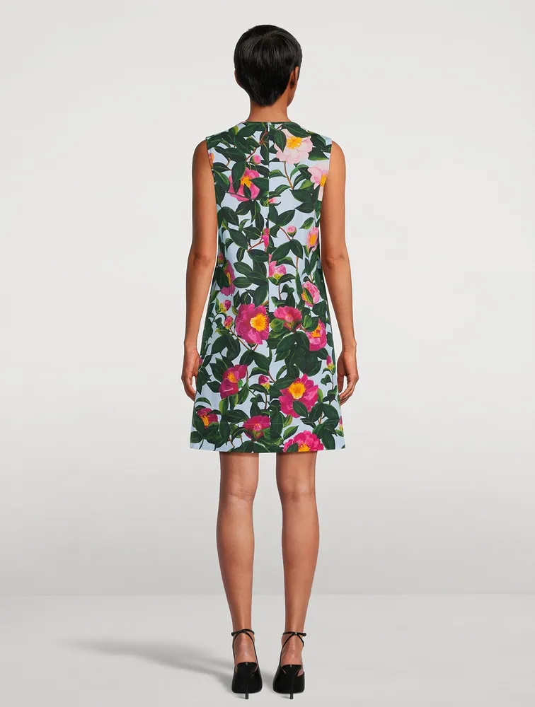 Shift Dress Camellia Print