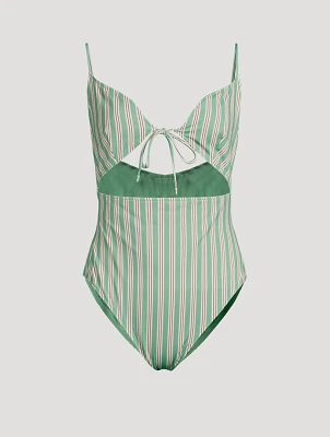 Tie One-Piece Swimsuit
