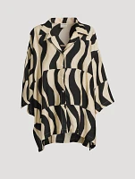 Lenzing Tencel Shirt Splice Print