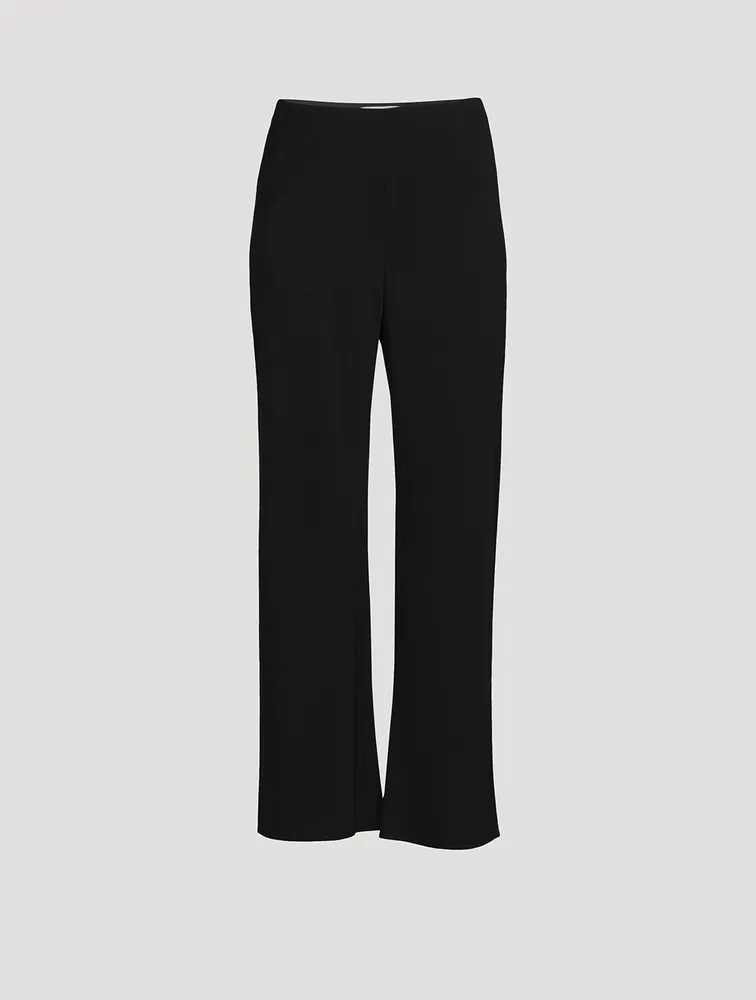 High-Waisted Bias Trousers