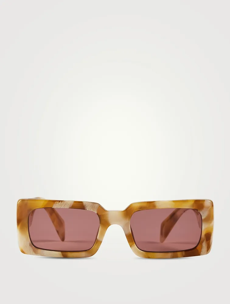 Rectangular Marble Sunglasses