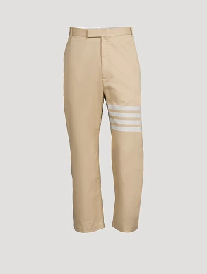 Cotton Straight-Leg Pants
