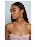 14K Gold Mixed Pearl Strand Necklace
