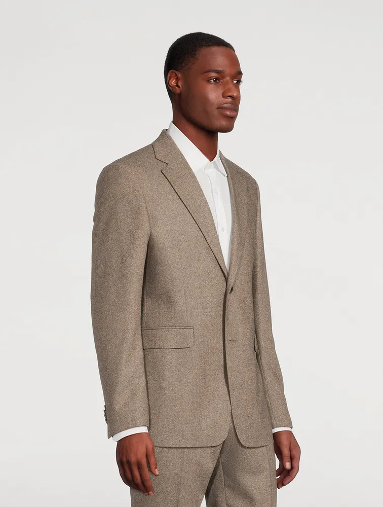Justins Wool-Blend Slim-Fit Jacket