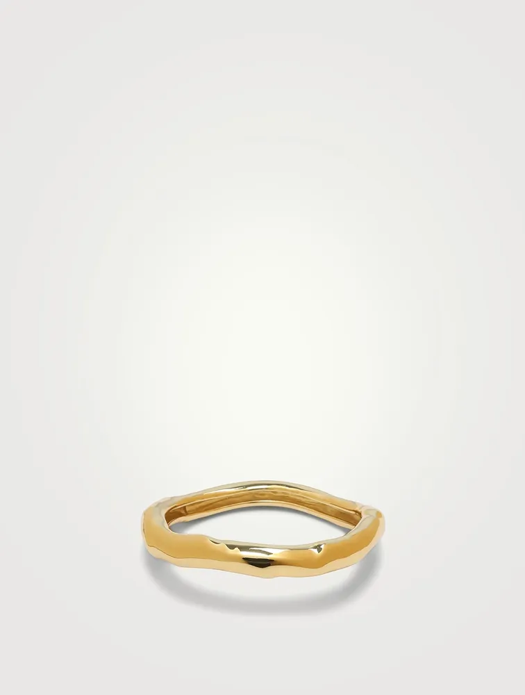 Small Molten Bangle Bracelet