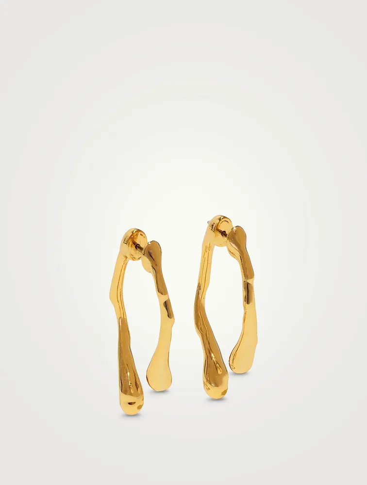 Drippy Front-To-Back Earrings