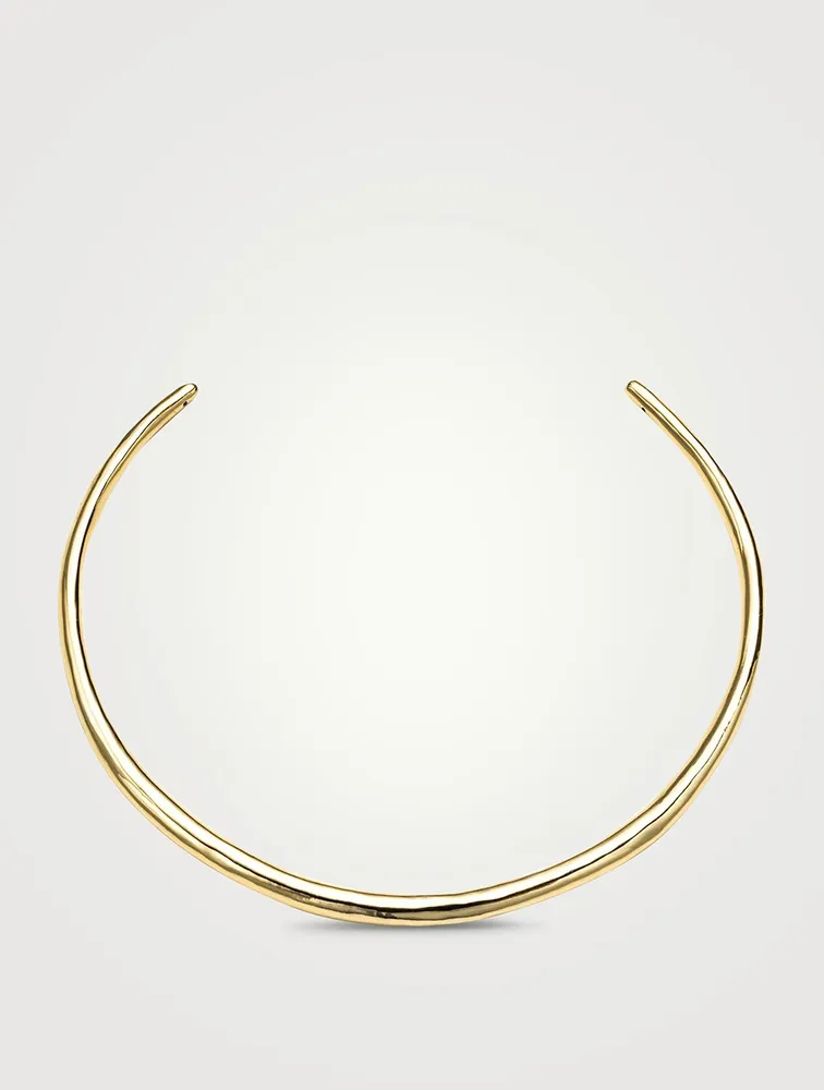 Molten Thin Collar Necklace