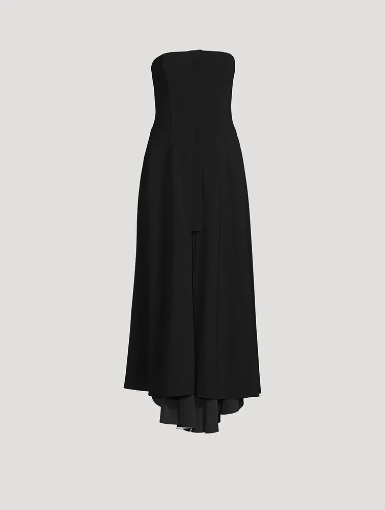 Danielle Strapless Crepe Dress
