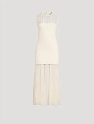 Niki Pleated Midi Dress