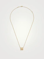Pulse 18K Gold Necklace With Diamonds