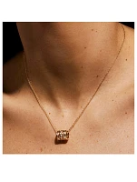 Pulse 18K Gold Necklace With Diamonds