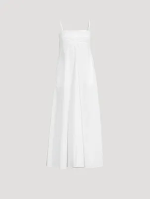 Piedmont Organic Cotton Poplin Midi Dress