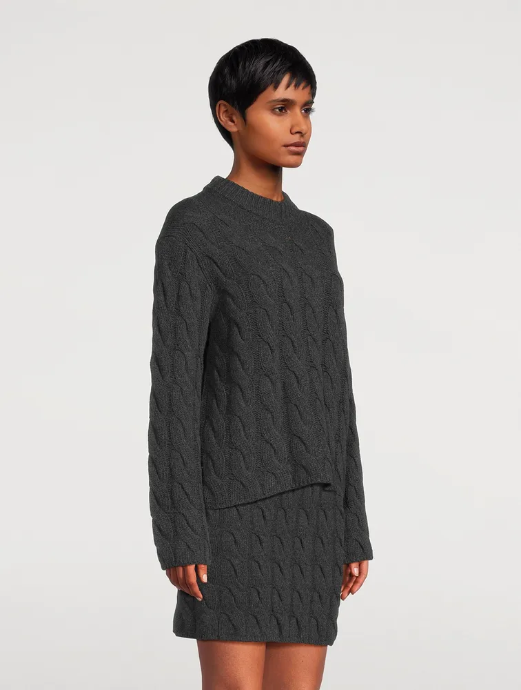 Cable-Knit Sweater