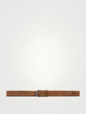 Suede Woven Belt