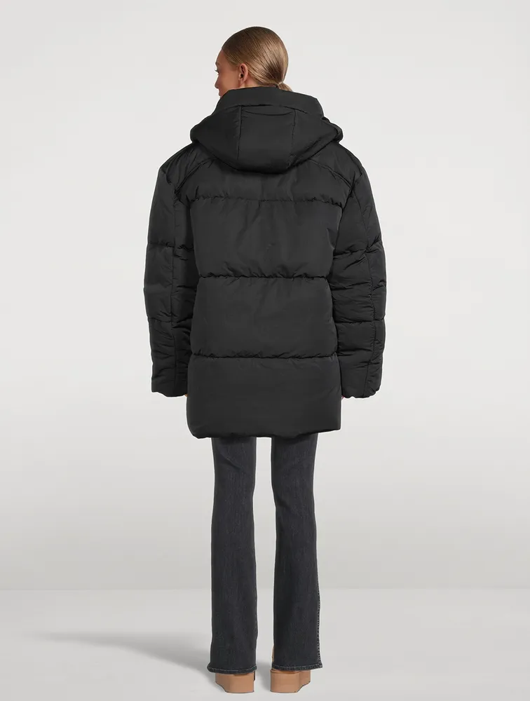 Flower-Warmth Recycled Nylon Puffer Jacket
