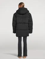 Flower-Warmth Recycled Nylon Puffer Jacket