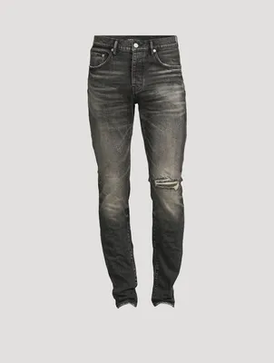 Whiskered Skinny Jeans