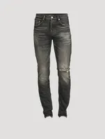 Whiskered Skinny Jeans