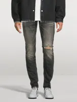 Whiskered Skinny Jeans