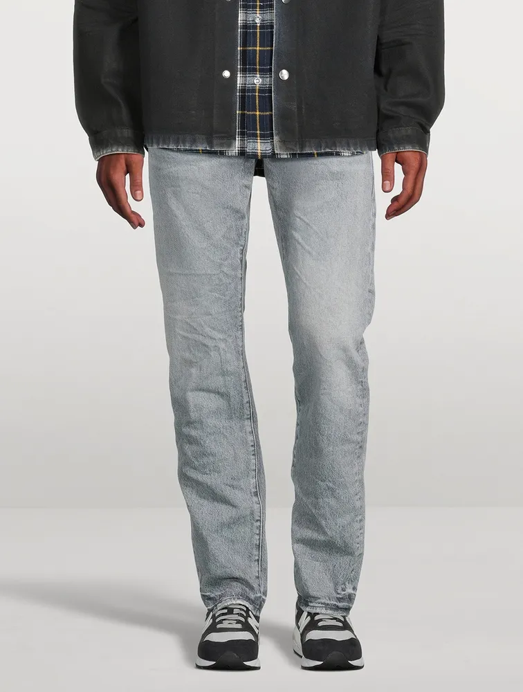 Slim Straight-Leg Jeans