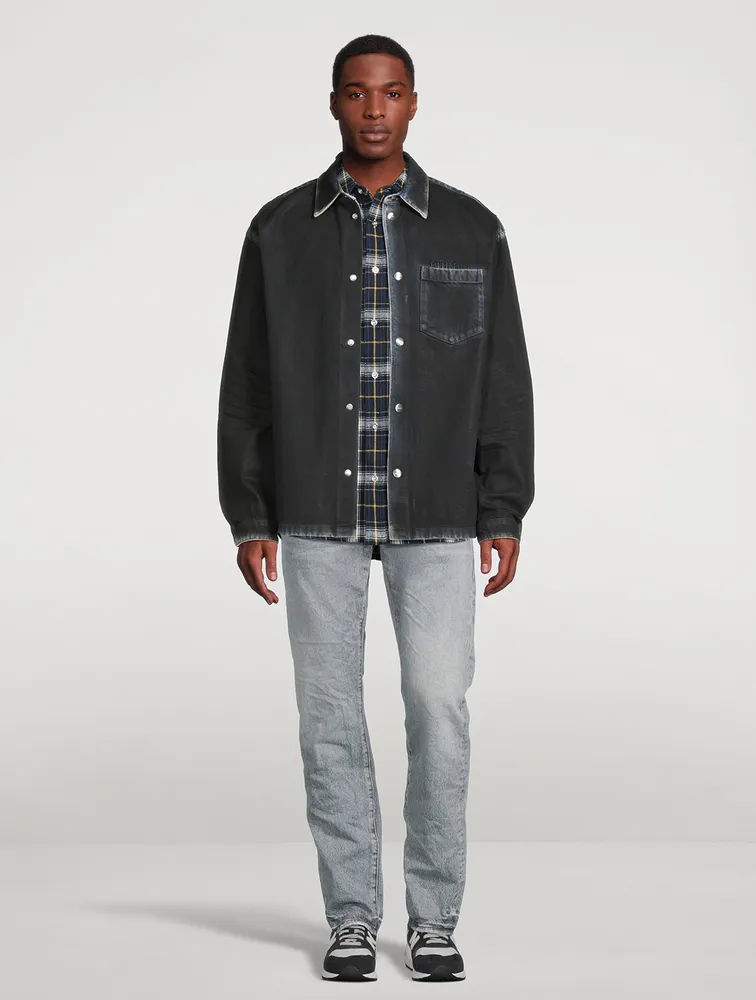 Slim Straight-Leg Jeans