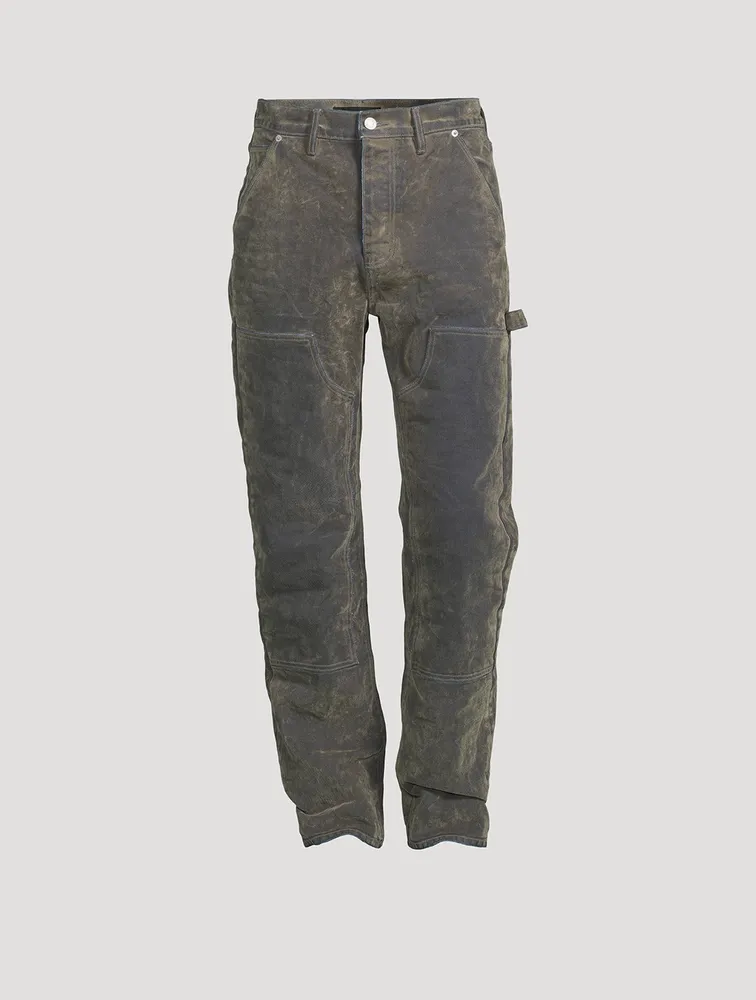Flocked Carpenter Jeans
