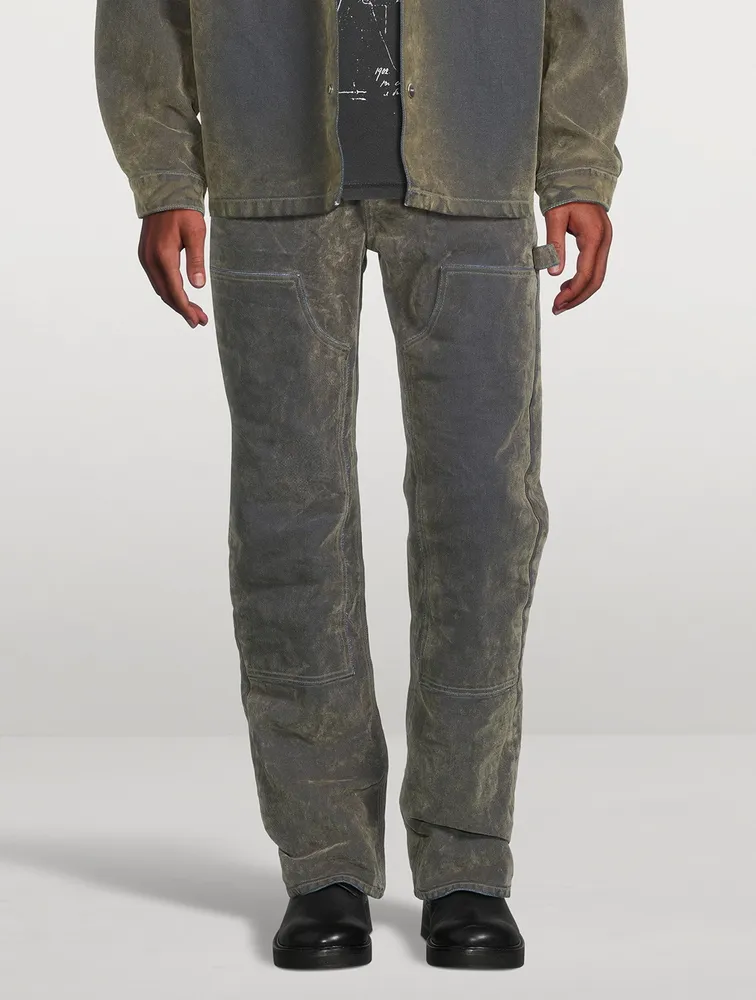 Flocked Carpenter Jeans