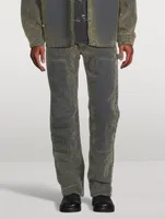 Flocked Carpenter Jeans