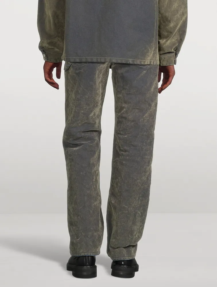 Flocked Carpenter Jeans