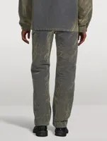 Flocked Carpenter Jeans