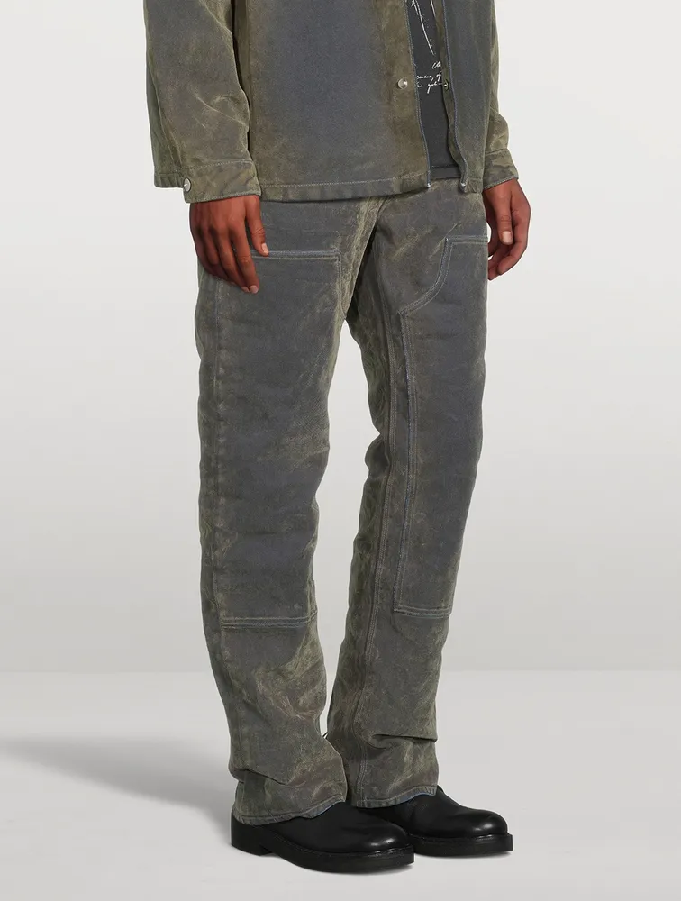 Flocked Carpenter Jeans