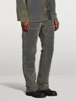 Flocked Carpenter Jeans