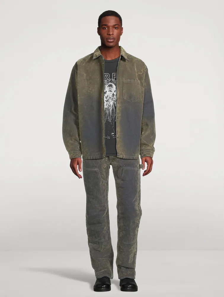 Flocked Carpenter Jeans