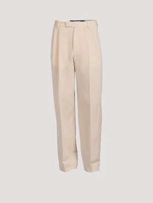 Le Pantalon Titolo Silk-Blend Pants