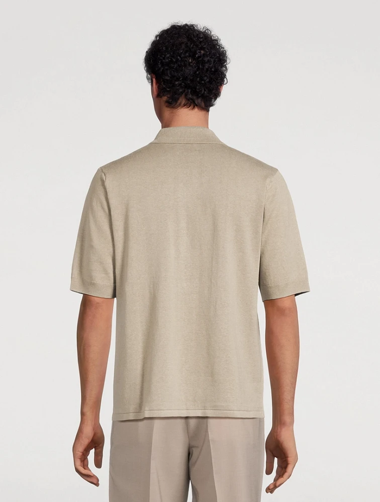 Rollo Cotton And Linen Short-Sleeve Shirt