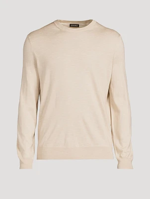 Silk Cashmere And Linen Sweater