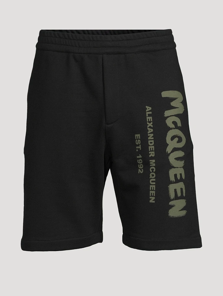 Graffiti Logo Sweat Shorts