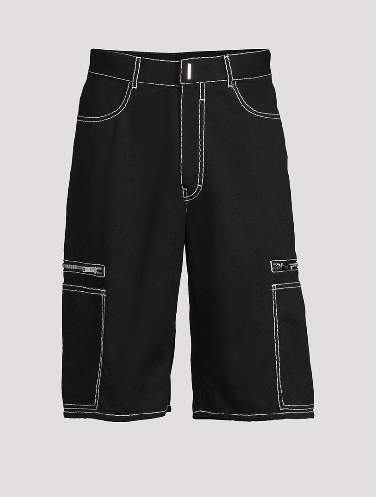 Cotton Oversized Shorts