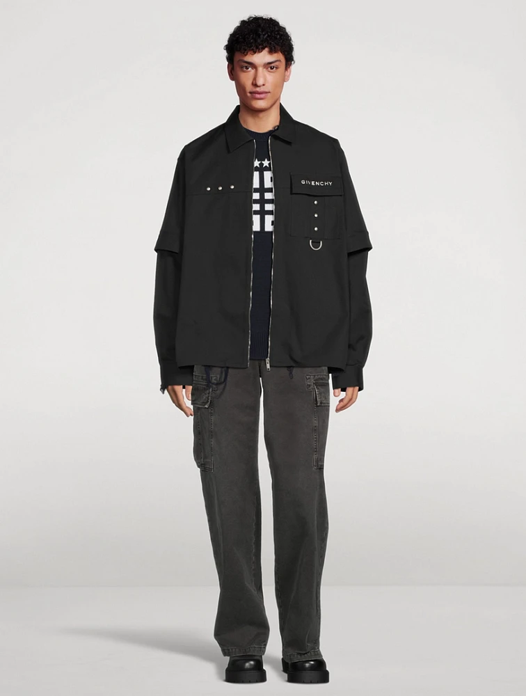 Layered Zip Shirt