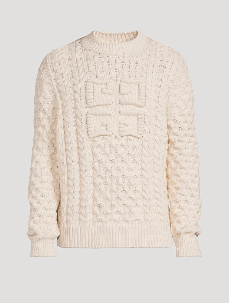 4G Cable Knit Sweater