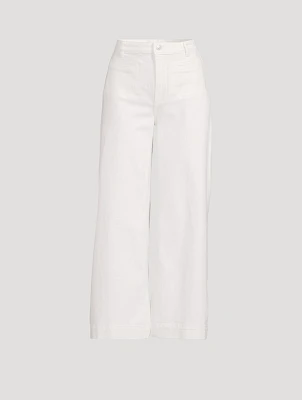 Harper Ankle Jeans With Raw Edge