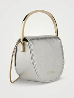 Micro Love Me Metallic Leather Bag