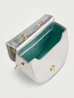 Micro Love Me Metallic Leather Bag