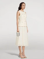 Micro Love Me Metallic Leather Bag