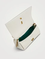 Mini Twist Leather Clutch